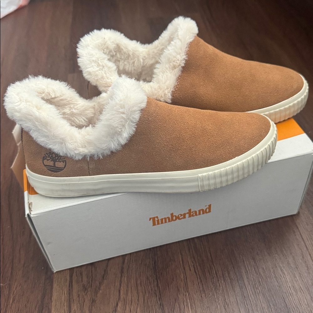 Timberland Slip-on Faux Fur Lined Sneakers